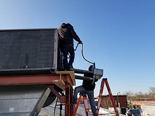 Carrier heat
                    exchanger repair