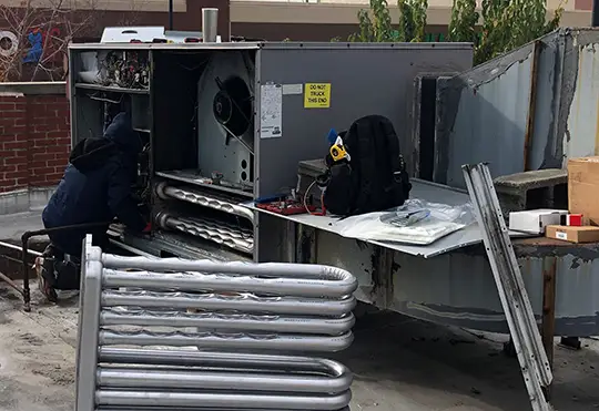 Evanston heat exchanger replacement